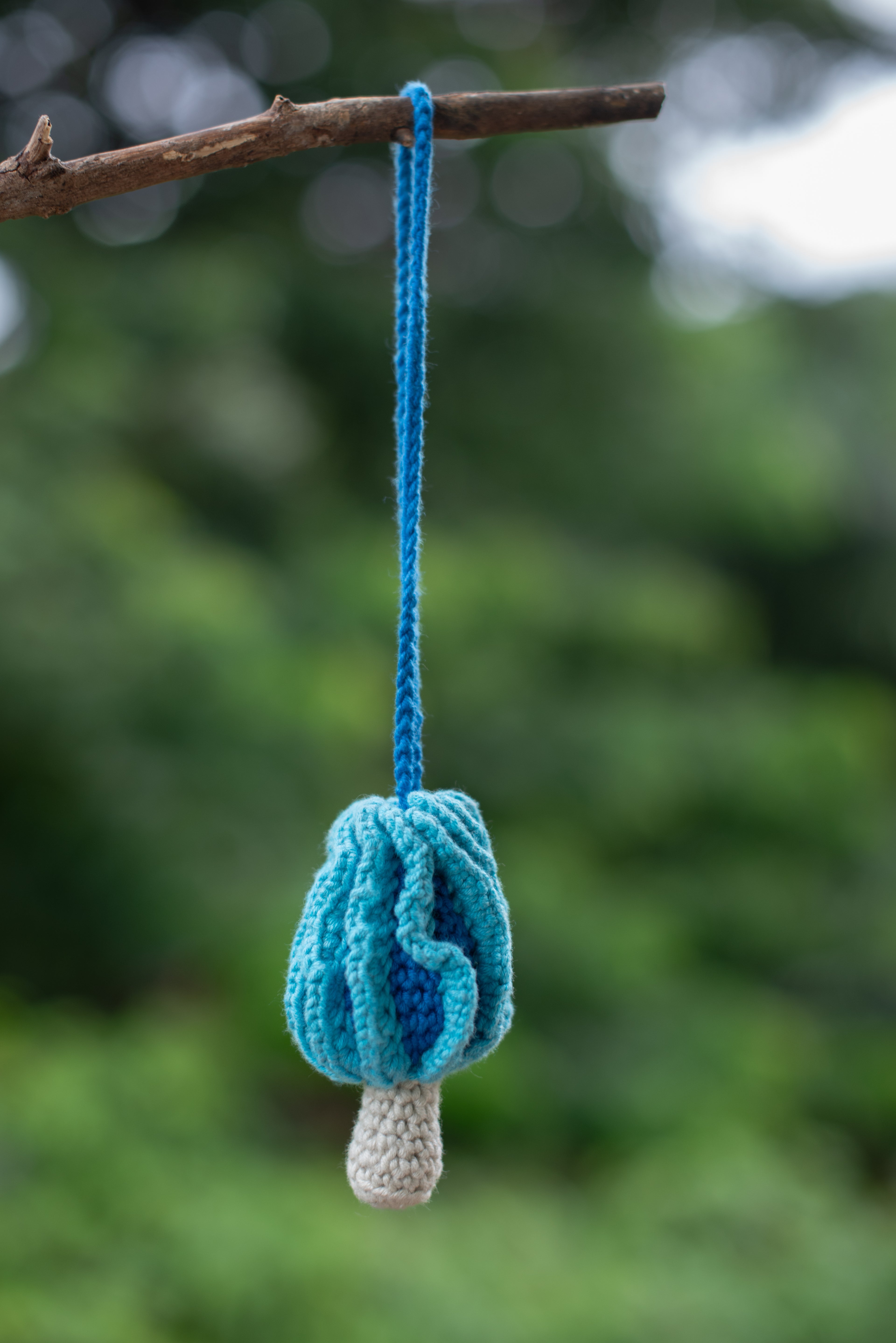 Morel Mushroom Bag Charm